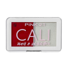 Paleta Duo Rubor + Iluminador Cali Blush Pink 21 - comprar online