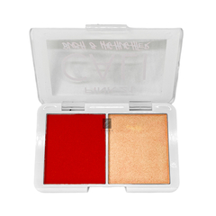 Paleta Duo Rubor + Iluminador Cali Blush Pink 21