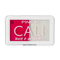 Paleta Duo Rubor + Iluminador Cali Blush Pink 21