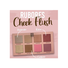 Paleta Cheek Flush Rubor Iluminador Contour Rubyrose