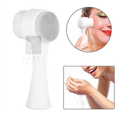 Cepillo De Limpieza Facial Doble Cara Manual Exfoliante - tienda online