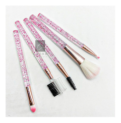 Set X5 Brochas Mango Glitter Pinceles Para Maquillaje - comprar online