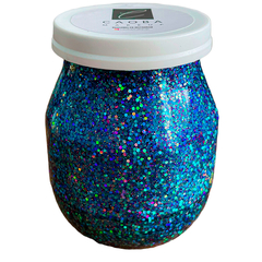 Frasco Grande Party Glitter En Gel - Azul Escamas-