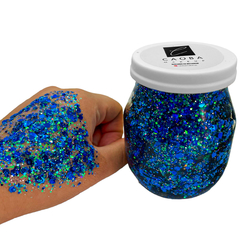 Frasco Grande Party Glitter En Gel - Azul Escamas- - comprar online