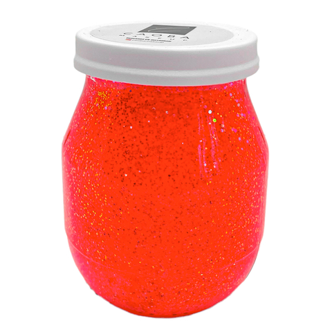 FRASCO GRANDE PARTY GLITTER EN GEL -NARANJA FLUO-