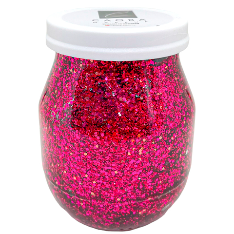 FRASCO GRANDE PARTY GLITTER EN GEL - FUCSIA ESCAMAS-