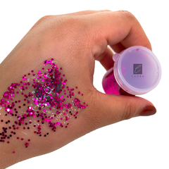 FRASQUITO INDIVIDUAL GLITTER FUCSIA - comprar online