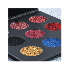 Paleta 9 Sombras Shine Glitter Cremoso Ruby Rose Original en internet