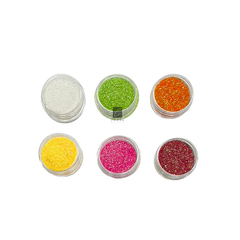 set x6 frasquitos de glitter en polvo - comprar online