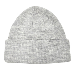 GORRO DE LANA UNISEX -GRIS VETEADO-