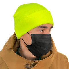 Gorro de Lana unisex -Amarillo Fluor- - tienda online