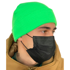 Gorro de Lana unisex -Verde Fluor- - Caobamakeup