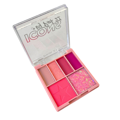 Paleta ICONS Pink21 SOMBRAS RUBOR Y GLITTER - comprar online