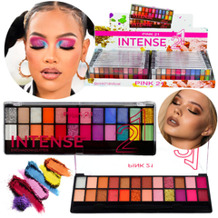 Imagen de Paleta De Sombras Intense + glitter Pink 21