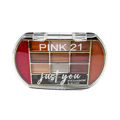 Paleta De Sombras + Rubor Just You Pink 21 - Caobamakeup