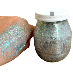 Frasco Grande Party Glitter En Gel -Plateado Holográfico- - comprar online