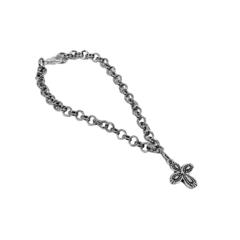 PULSERA PLATEADA CON DIJES - tienda online