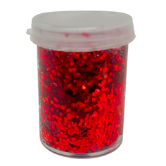 FRASQUITO INDIVIDUAL GLITTER ROJO