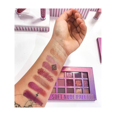 Paleta 18 Sombras Soft Nude Ruby Rose Original Caobamakeup - tienda online