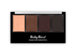 Paleta De Sombras Para Cejas + Corrector Ruby Rose Original