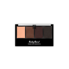 Paleta De Sombras Para Cejas + Corrector Ruby Rose Original en internet