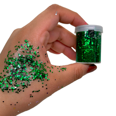 FRASQUITO INDIVIDUAL GLITTER VERDE - comprar online