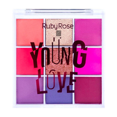 Paleta De 9 Sombras Young Love Ruby Rose en internet