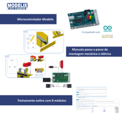 Kit de Robótica Educacional Modelix K20, 15 em 1, Compatível com Arduíno, Monte projetos, Software Programável, +310pcs - comprar online