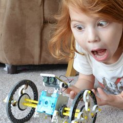 Robô 14 em 1, Robótica Educacional - Movido a Energia Solar - Robótica Toys | Brinquedos Educativos