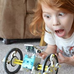 Robô 13 em 1, Robótica Educacional - Movido a Energia Solar - Robótica Toys | Brinquedos Educativos