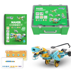 Conjunto Educacional de Robótica 52 em 1 Programável com Motor, Controle Remoto, APP, +500pcs, 6+