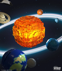 Blocos de Montar Sistema Solar +700pcs, Gira com Manivela, STEM, Educativo Astronomia e Planetas na internet