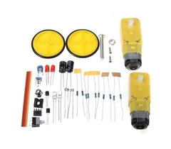 Kit Educativo Robô Seguidor de Linha D2-1 DIY - comprar online