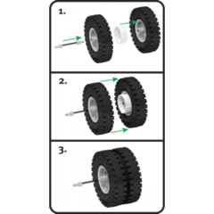 Buggy ATV500 Motobox, Blocos de Montar com Motor - STEM - Rasti - loja online