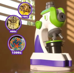 Microscópio Infantil Kit Slideshow 9 experiências na internet
