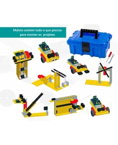 Kit de Robótica Educacional Modelix K20, 15 em 1, Compatível com Arduíno, Monte projetos, Software Programável, +310pcs - Robótica Toys | Brinquedos Educativos