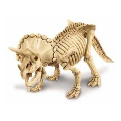 Kit de Paleontologia, Triceraptor, Escavação de fósseis e esqueleto, Brinquedo Educativo