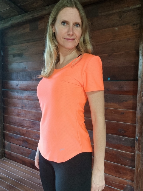 Remera Amelia Naranja Fluo