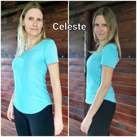 Remera Amelia Celeste