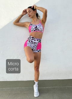 Calza Corta - Micro Corta "Rose Print" - comprar online