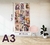 Kit lambe-lambe com 12 artes autorais em colagem que representa mulheres - feminista produzida por uma mulher negra -Bertha-Lutz-Sojourner-Truth-Luiza-Mahin-Nise- da-Silveira-Beatriz-Nascimento-Dora-Richter-Hellen-Keller-Tia-Ciata-Maria-Felipa-Dandara-Cla