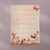 papel de carta vintage com tema de natureza, com animais e flores