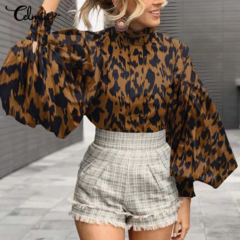 Blusa Estampa de Leopardo Ref 9701