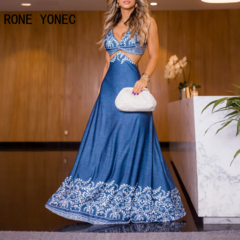 Vestido Longo Antônia Ref 9955 - comprar online