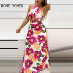 Vestido Longo Floral Ref 0429 na internet