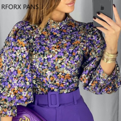 Blusa Estampa Floral Ref 9942 - comprar online