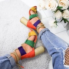 Sandália multicolor - loja online