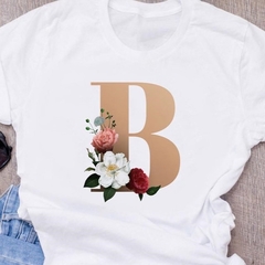 Blusa T-shirt letras iniciais Ref 2967 - comprar online
