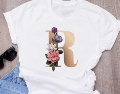 Imagem do Blusa T-shirt letras iniciais Ref 2967