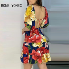 Vestido estampa floral Ref 0673 - comprar online